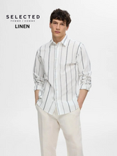 SELECTED HOMME LINEN SLIM CINTREE SHIRT